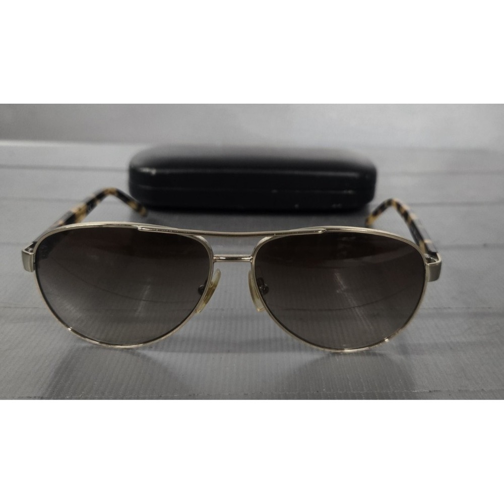 Ralph Lauren Sunglasses Aviator Gold Frame Tortoroise Temples Gradient Lenses